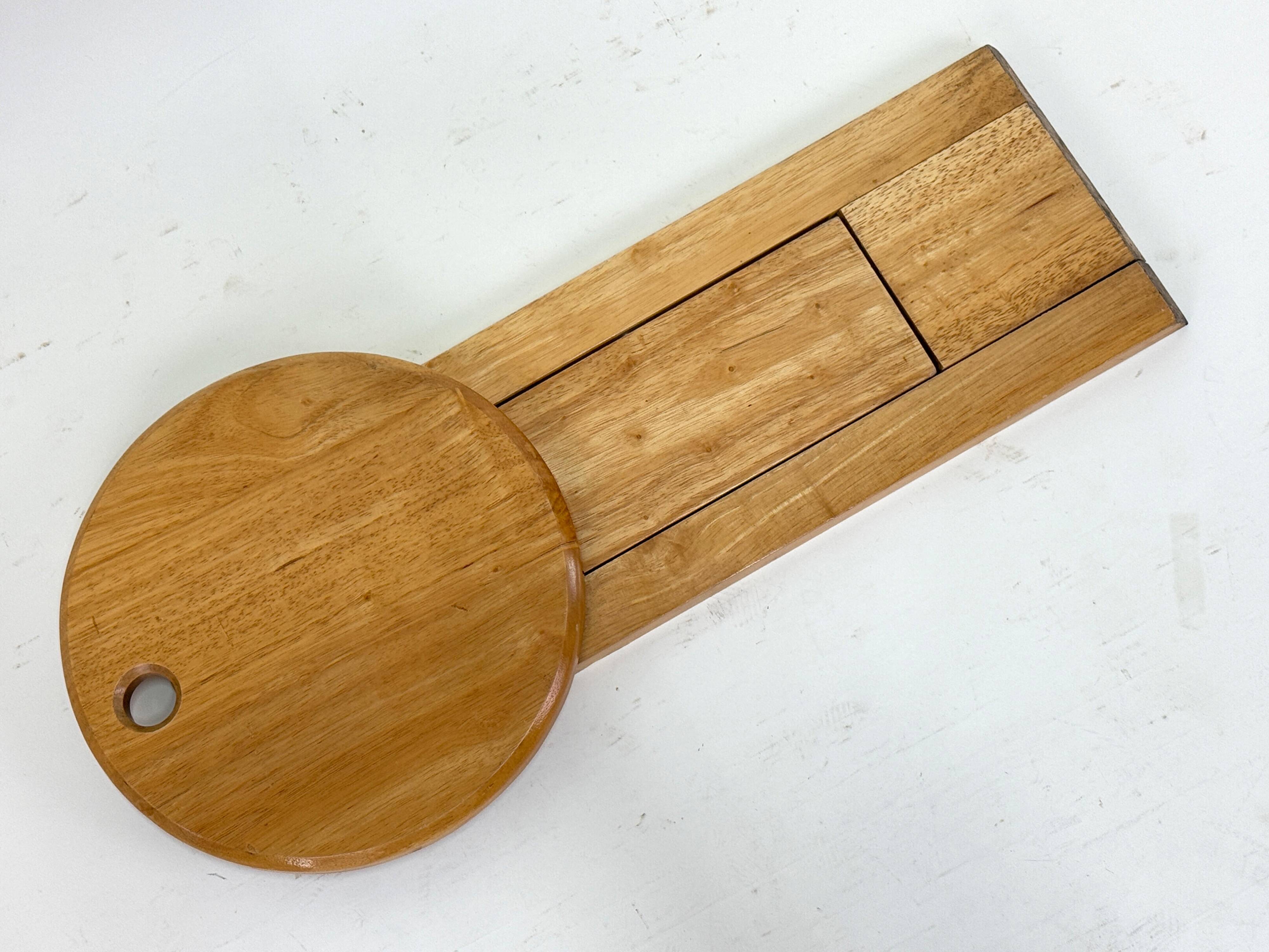 Suzy DLG Roger Tallon Wood Stool - no Charlotte Perriand - Vintage