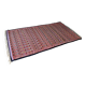 Grand tapis kilim ancien aux motifs géométriques tribaux 260 x 130 cm