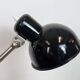 Industrial Workshop Black Enamel Desk Lamp, 1950s
