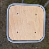 4 tabourets en bois et métal