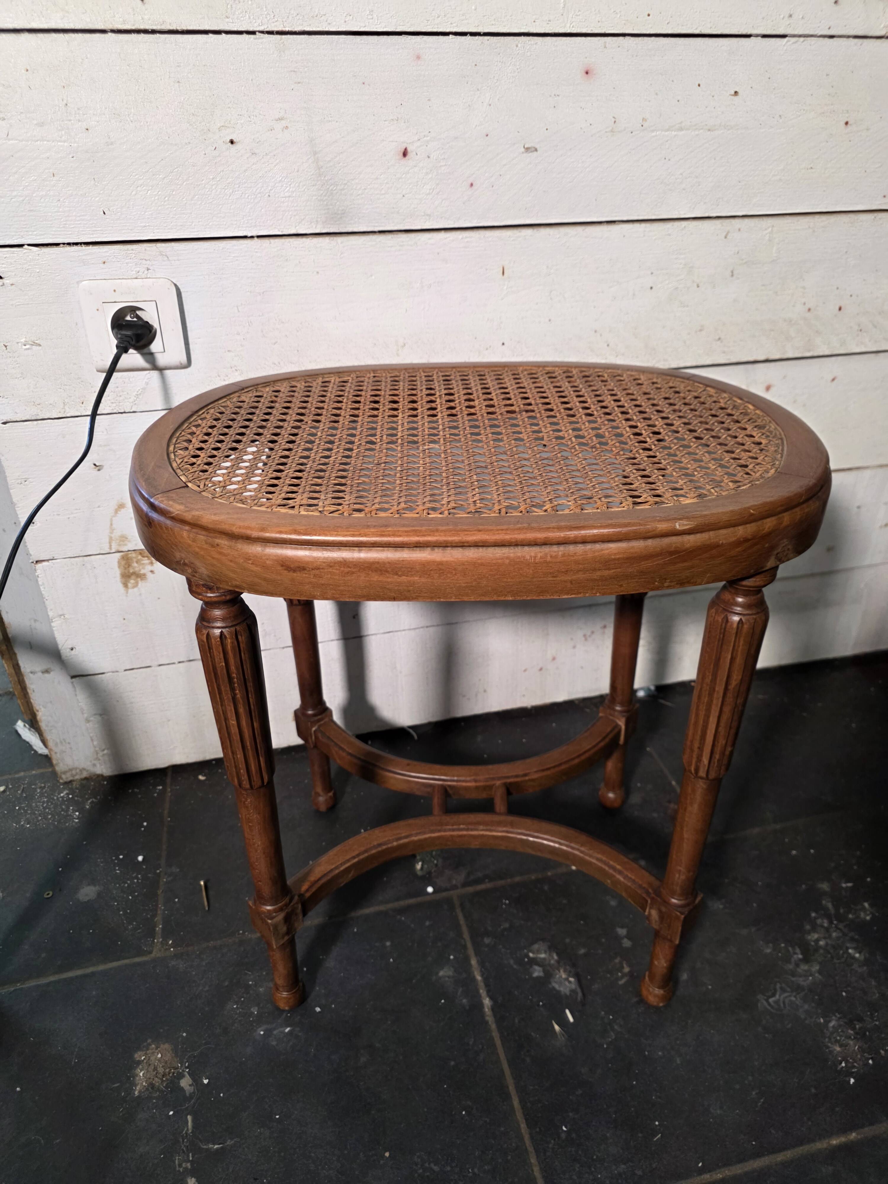 Louis XVI style piano bench