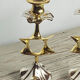 Pair of silver-plated candlesticks