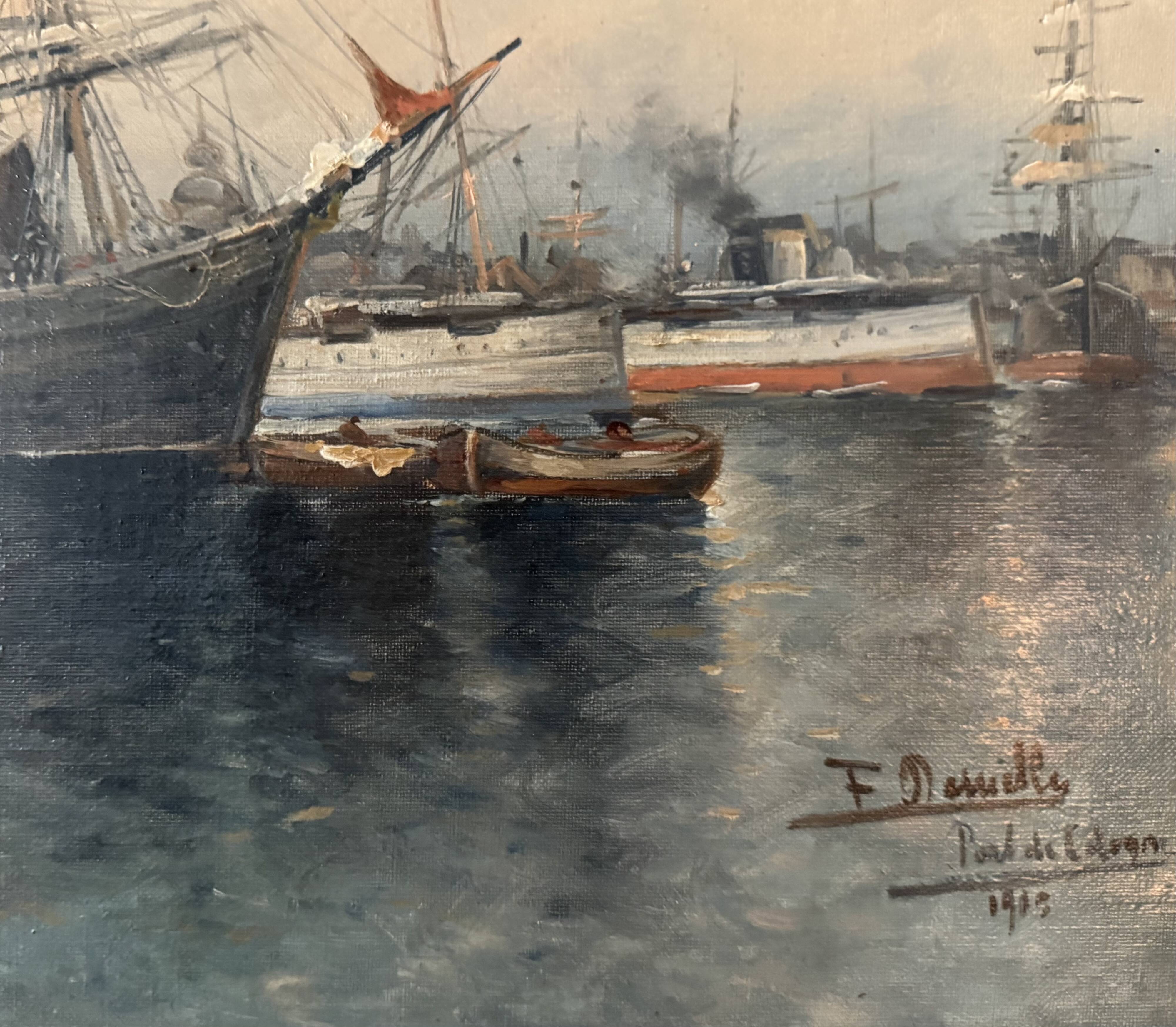 Port de Cologne daté 1905