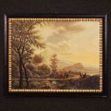 Bucolic landscape from XXth century