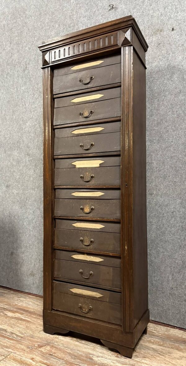 Grand cartonnier époque Napoléon III en chene