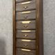 Large Napoleon III period oak cardboard box