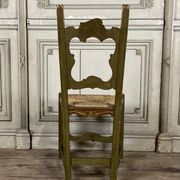 Set of 12 carved wooden chairs, Italy