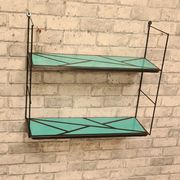 Etagere style string 1960 motif geometrique 48x58x17