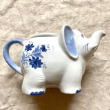 Porcelain elephant teapot