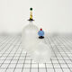 Pair of Italian vials made of murano glass, 1970s