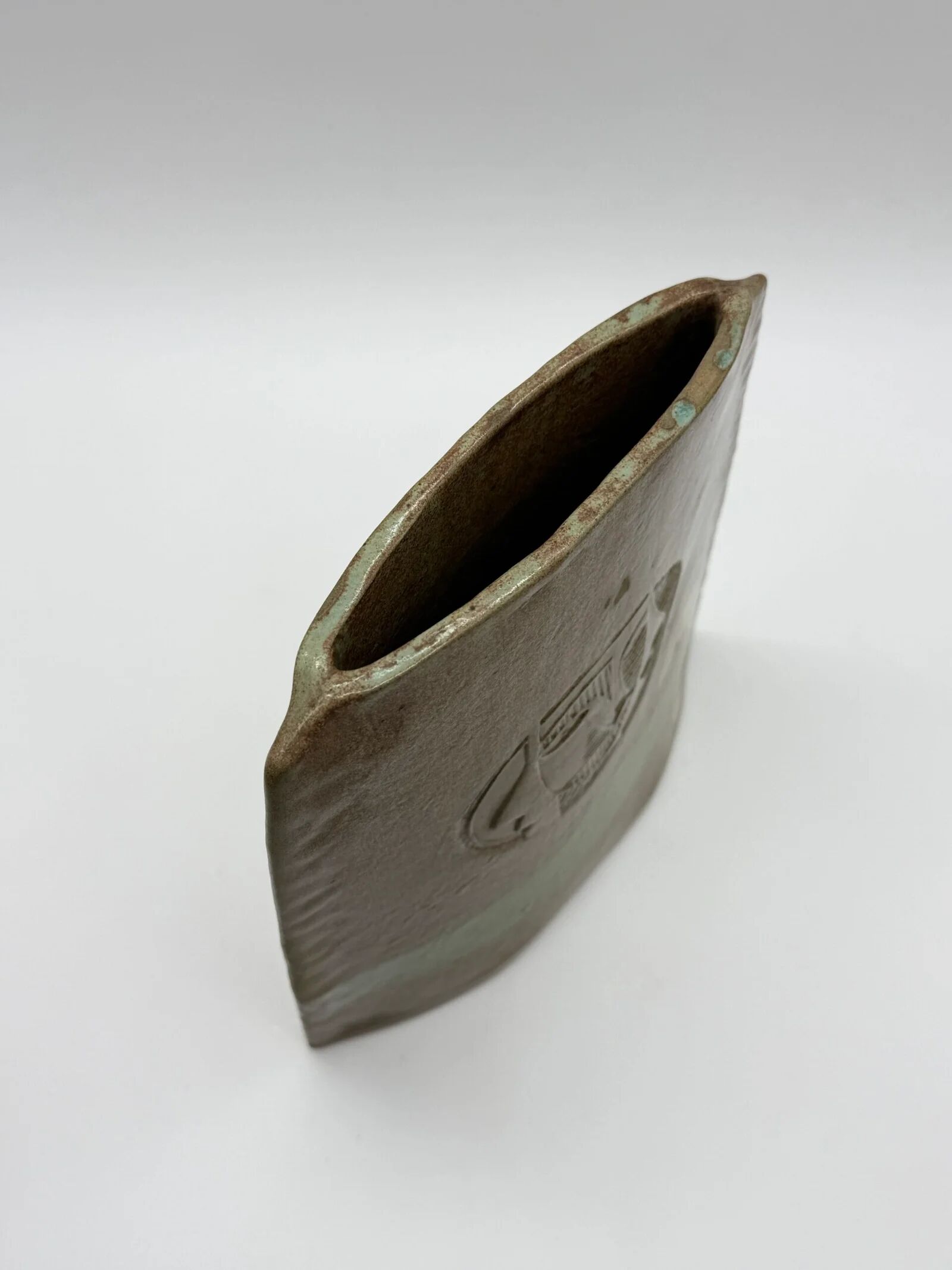 "Totem" vase signed by Anthony Pitot – unique piece, 1980s