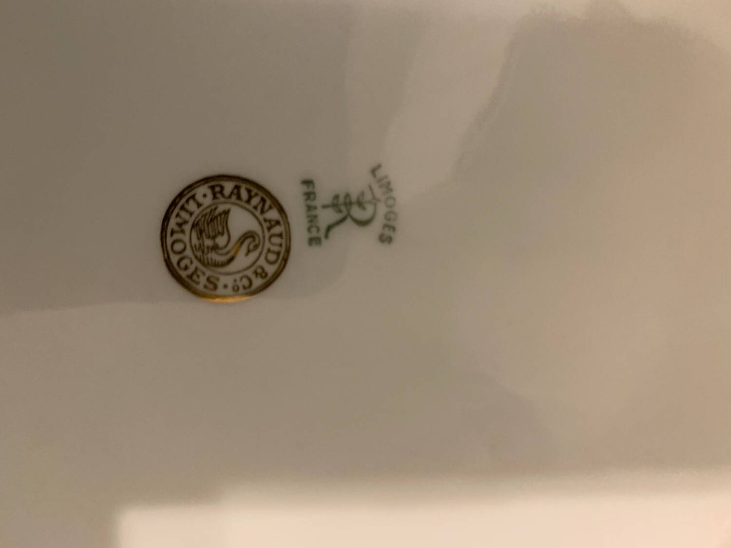 Authentic vintage Limoges porcelain RAYNAUD soup tureen