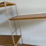 Modular metal shelves from the 1960s