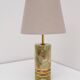 Mid-century modern Italian brass table lamp, 1970s