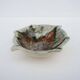 Antique ceramic bowl signed – maple leaf decoration