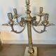 Bronze and brass chandelier, 56cm