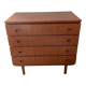 Scandinavian chest of drawers from the 60s in teak