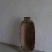 Primitive carved wood bowl