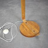 Scandinavian wooden floor lamp, 1960s
