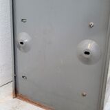 Metal locker cabinet Ronéo 1950 industrial