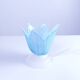 Lampe fleur verre vintage