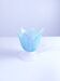 Vintage glass flower lamp