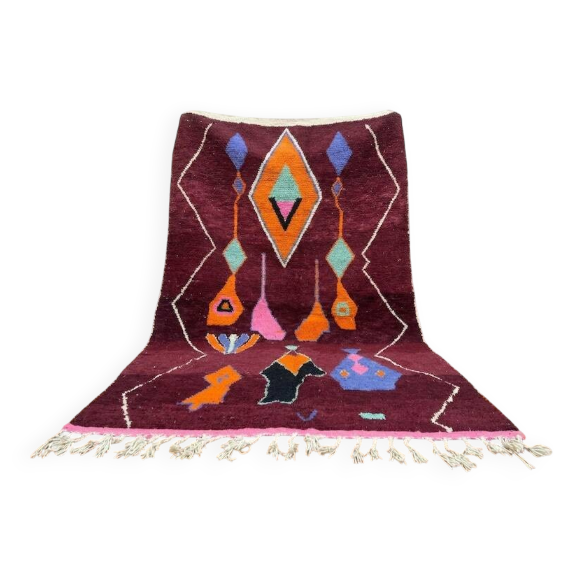 Moroccan wool rug 250cm x 150cm