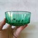 Vintage emerald green glass sugar bowl, Arcoroc France