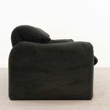2-seater sofa & footstool maralunga by Vico Magistretti, Cassina