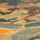 Swedish Oil on Panel “Landscape” by Lars Stocks,Framed & Vintage 77 × 57 cm