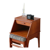 Vintage seat - old telephone cabinet - chippy seats