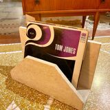 Travertine newspaper rack / vinyl rack