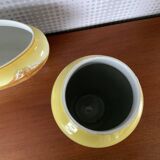 2 vases and planter luneville keller et guerin