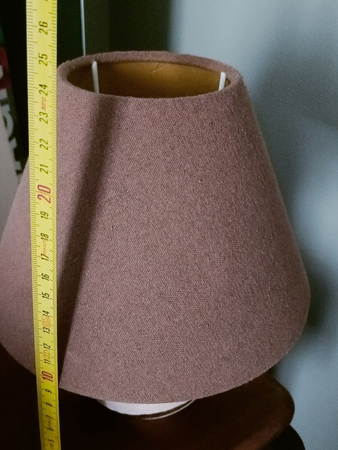 Lampe de chevet 60', grès et céramique