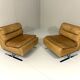 Special lounge chairs chrome & leather 1960’s