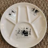 6 assiettes parlantes de Jacques Faizant Pour Saint Amand