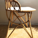 Office - rattan dressing table from the 1960s/70s