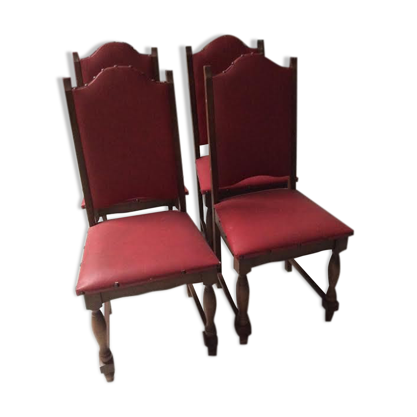 Set of 4 Chairs Spanish Renaissance style