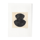 Monotype painting on paper, dated and signed M197