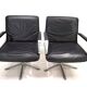 Set of 2 Wilkhahn Delta conference/dining chairs from the Delta Group