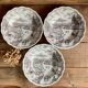 4 deep plates N Fontabesso Italy