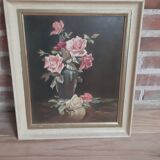 Painting bouquet of roses