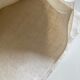 Drap de réserve en fil de lin brut non brodé