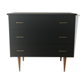 Commode vintage bleu nuit