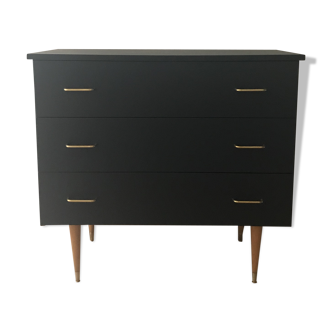 Dark blue vintage chest of drawers