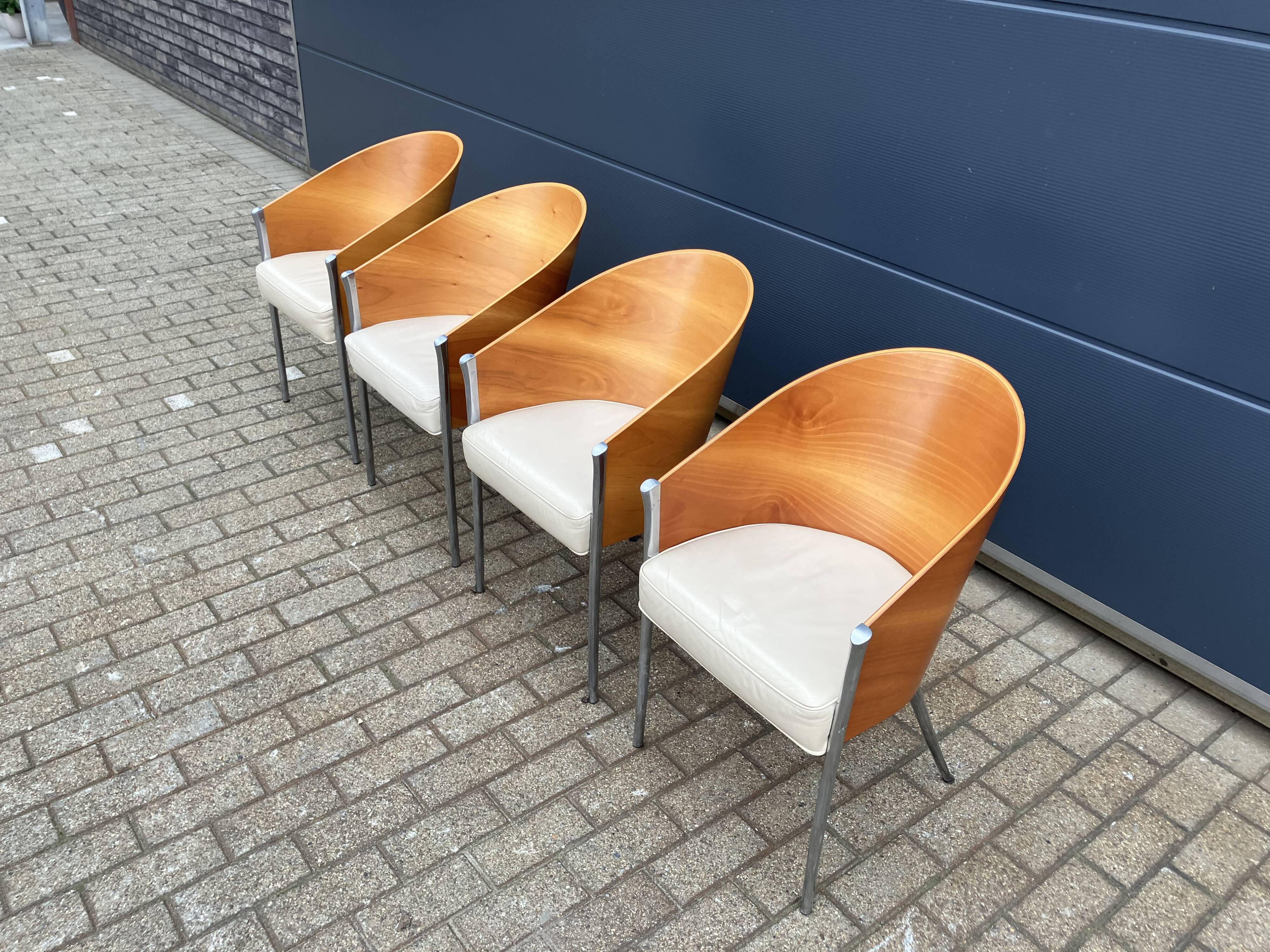 4x King Costes dining chairs, Philippe Starck, Aleph Driade