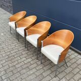 4x King Costes dining chairs, Philippe Starck, Aleph Driade