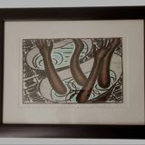 Œuvre graphique « De Bader » kunstenaar Thé van Bergen Nederland, 2010