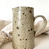 Pyreted stoneware pitcher
