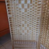 wicker, rattan screen, 5 panels